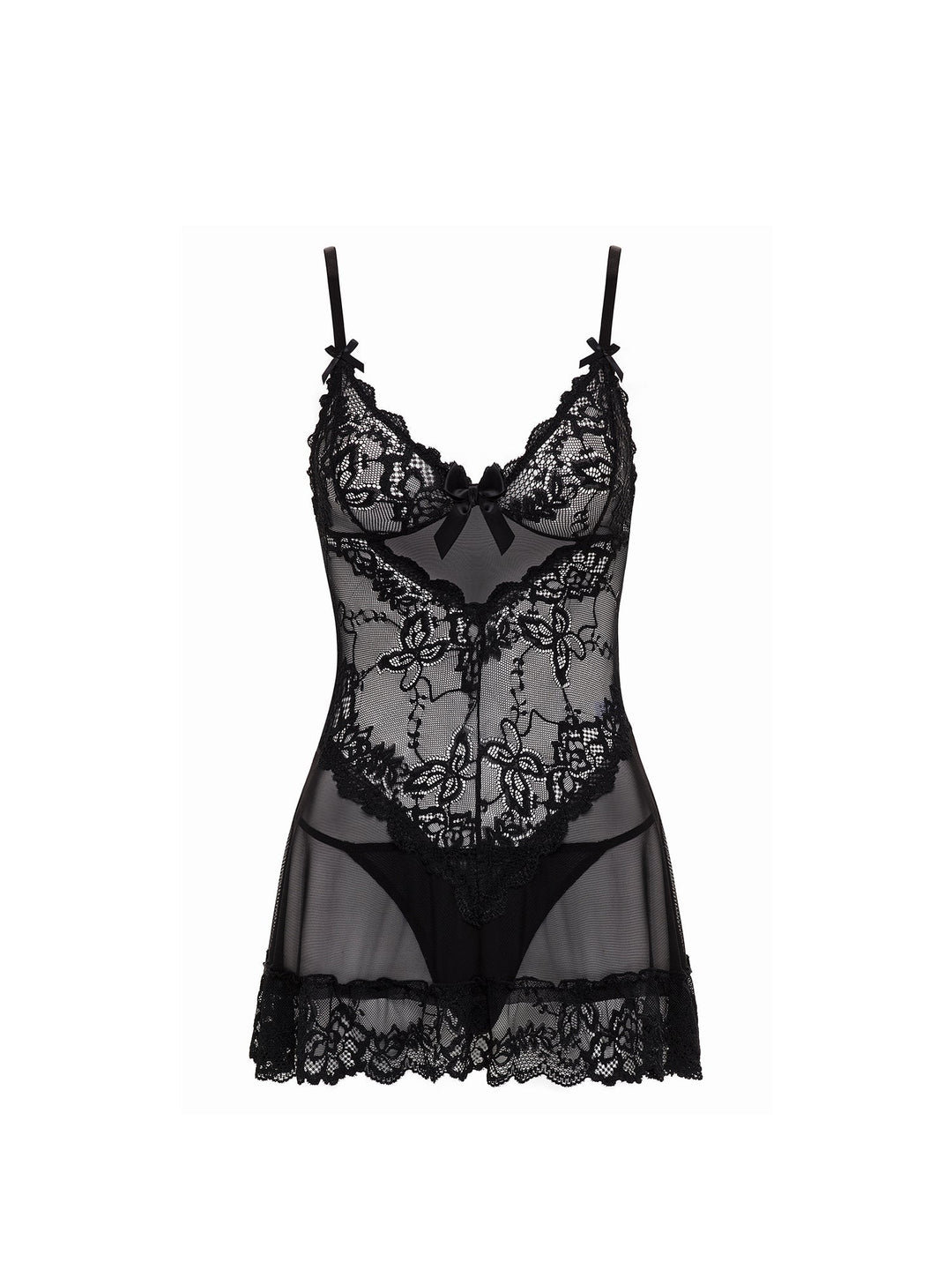 Sevgililer Günü İçin Lüks Dantel Babydoll İç Giyim