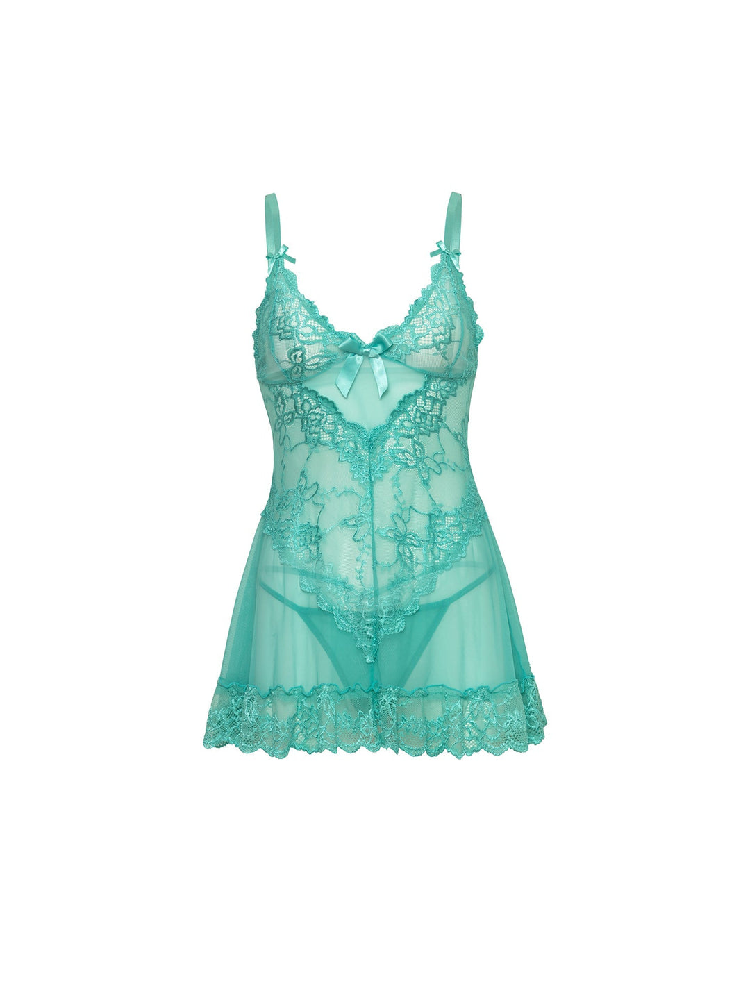 Sevgililer Günü İçin Lüks Dantel Babydoll İç Giyim