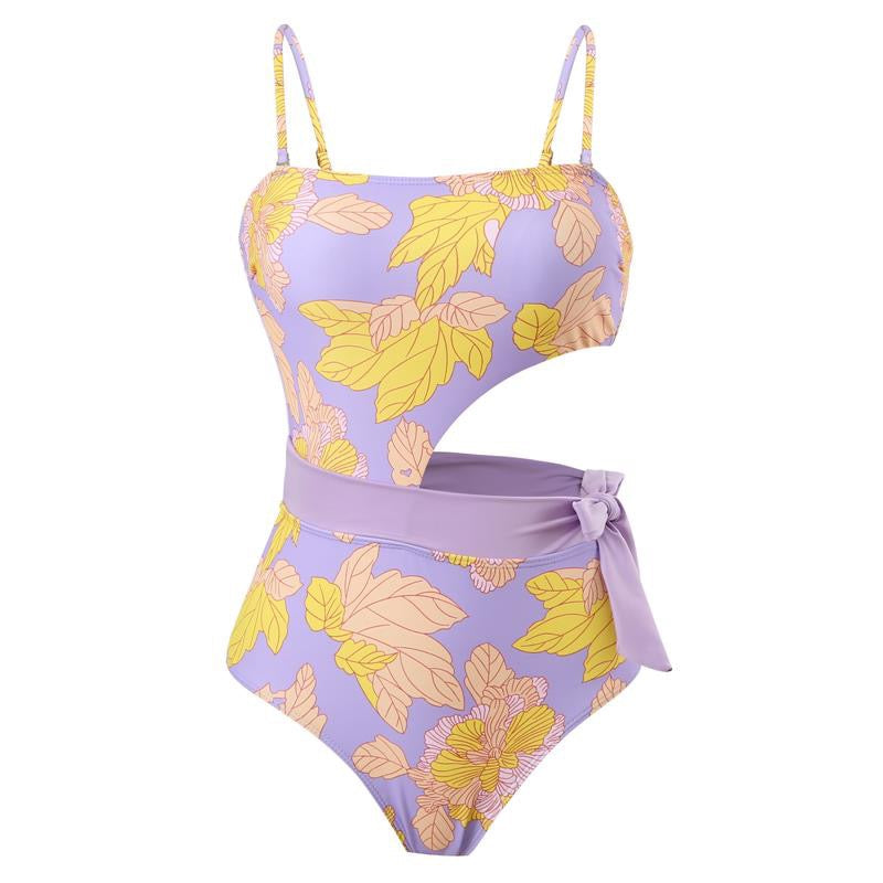 Floozie Yüksek Bel Monokini ve Pareo Seti