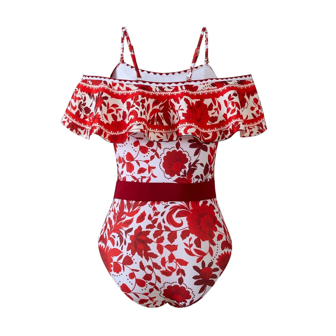 Ruby Rose Yüksek Bel Etekli Monokini Seti