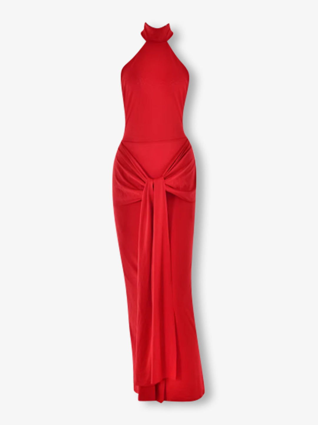 Modern Kırmızı Maxi Elbise