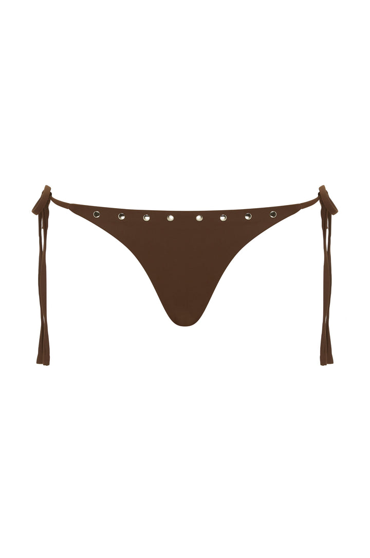 Yüksek Bel Bella Bikini Takımı | Çikolata Renk Seçeneği